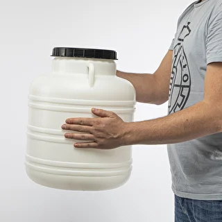 Fermentierfass 40 L – weiß, mit Griffen – photo 9