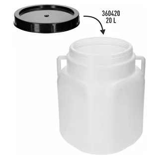 Schraubdeckel für quadratisches 20‑L-Fass, Ø 19 cm – photo 3