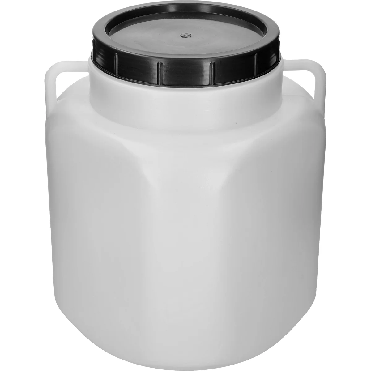 Quadratisches Fass 40 L, weiß, mit Griffen, Sterk