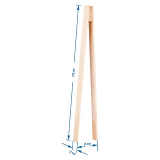 Küchenzange aus Holz, 22 cm – photo 2