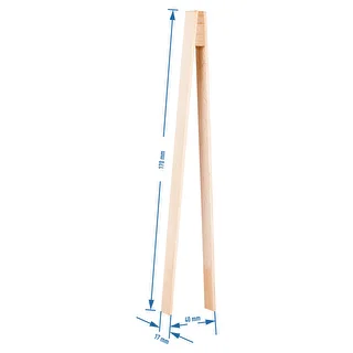 Holz-Küchenzange 17 cm – photo 2