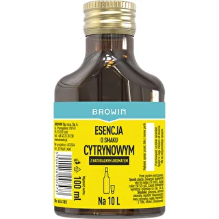 Essenz mit Zitronengeschmack und natürlichem Aroma für 10 l – 100 ml