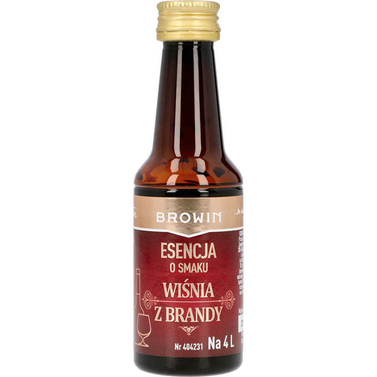 Essenz mit Kirsch‑Brandy-Geschmack, 40 ml – für 4 L