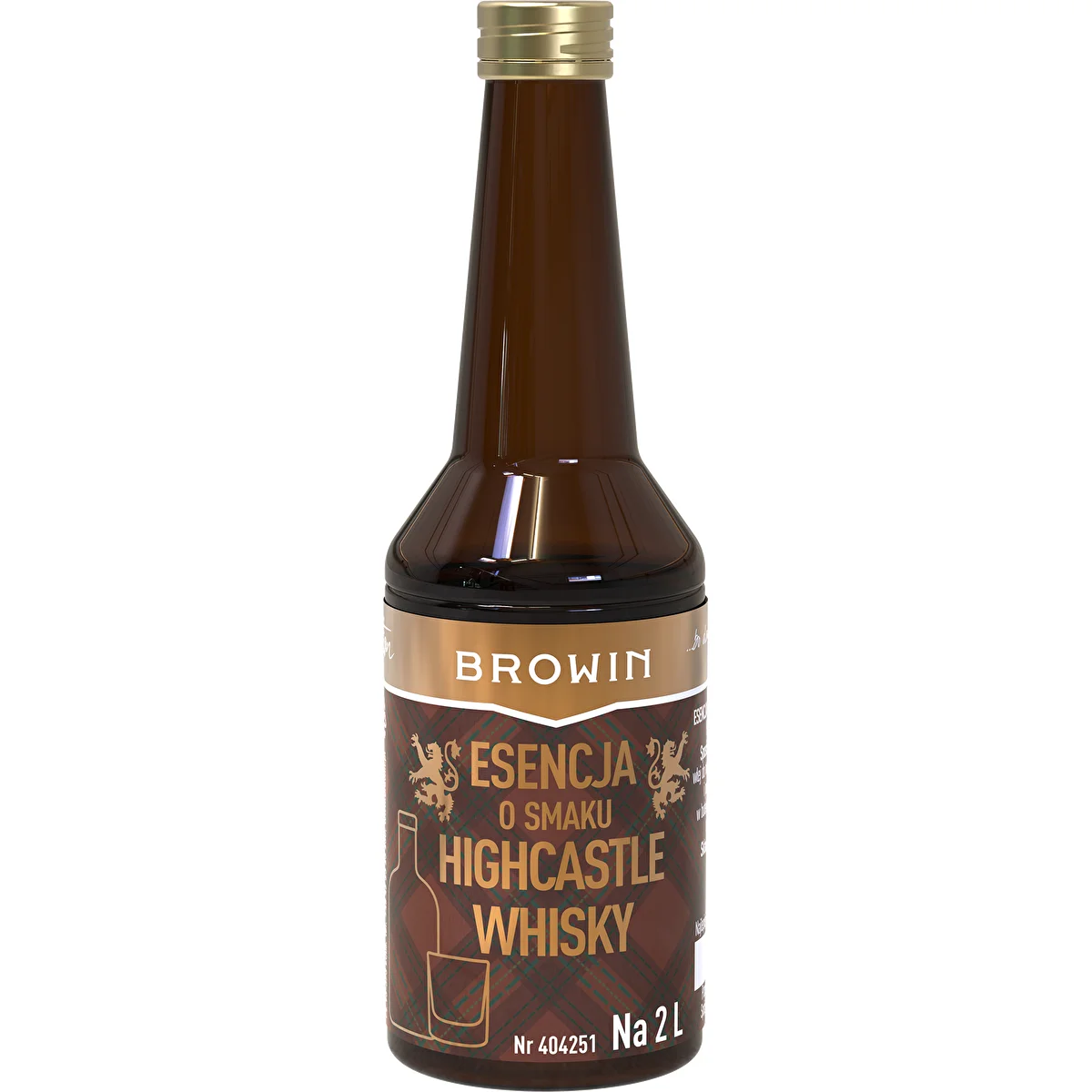 Essenz mit Highcastle-Whisky-Geschmack für 2 L – 40 ml