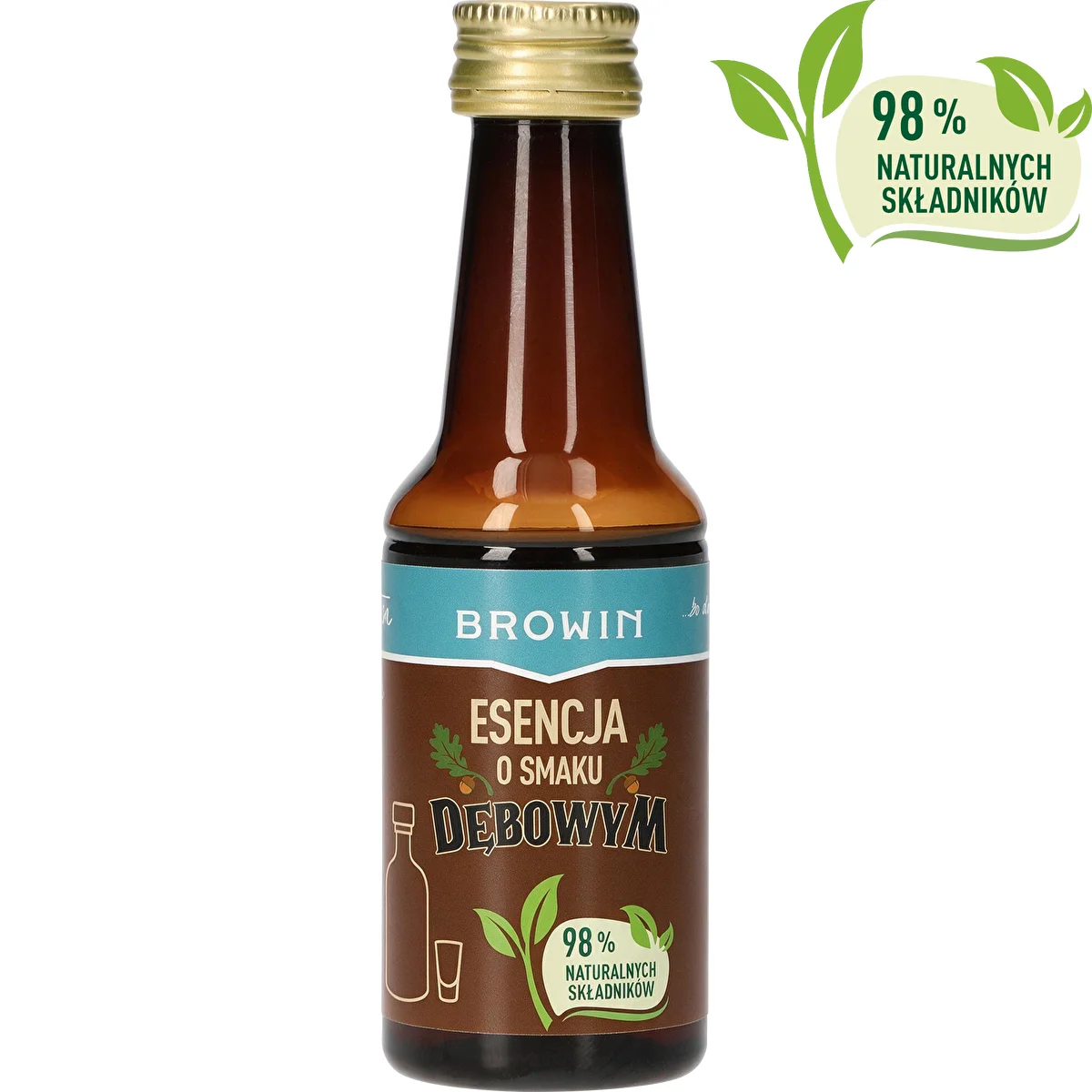 Eichenholz-Essenz mit natürlichem Aroma und Extrakt – 40 ml, für 4 L
