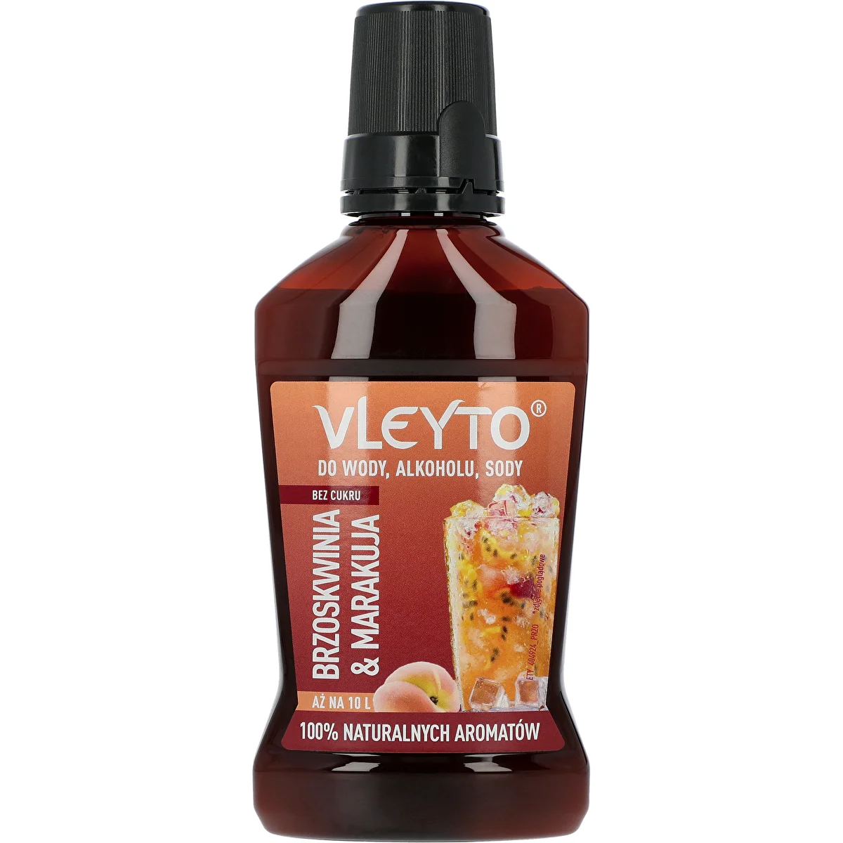 VLEYTO Pfirsich & Maracuja – Geschmacksessenz mit natürlichen Aromen, 250 ml