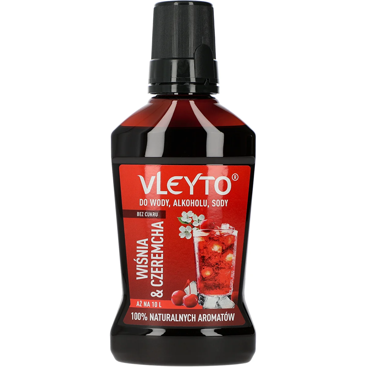 VLEYTO Kirsche & Traubenkirsche – Geschmacksessenz mit natürlichen Aromen, 250 ml