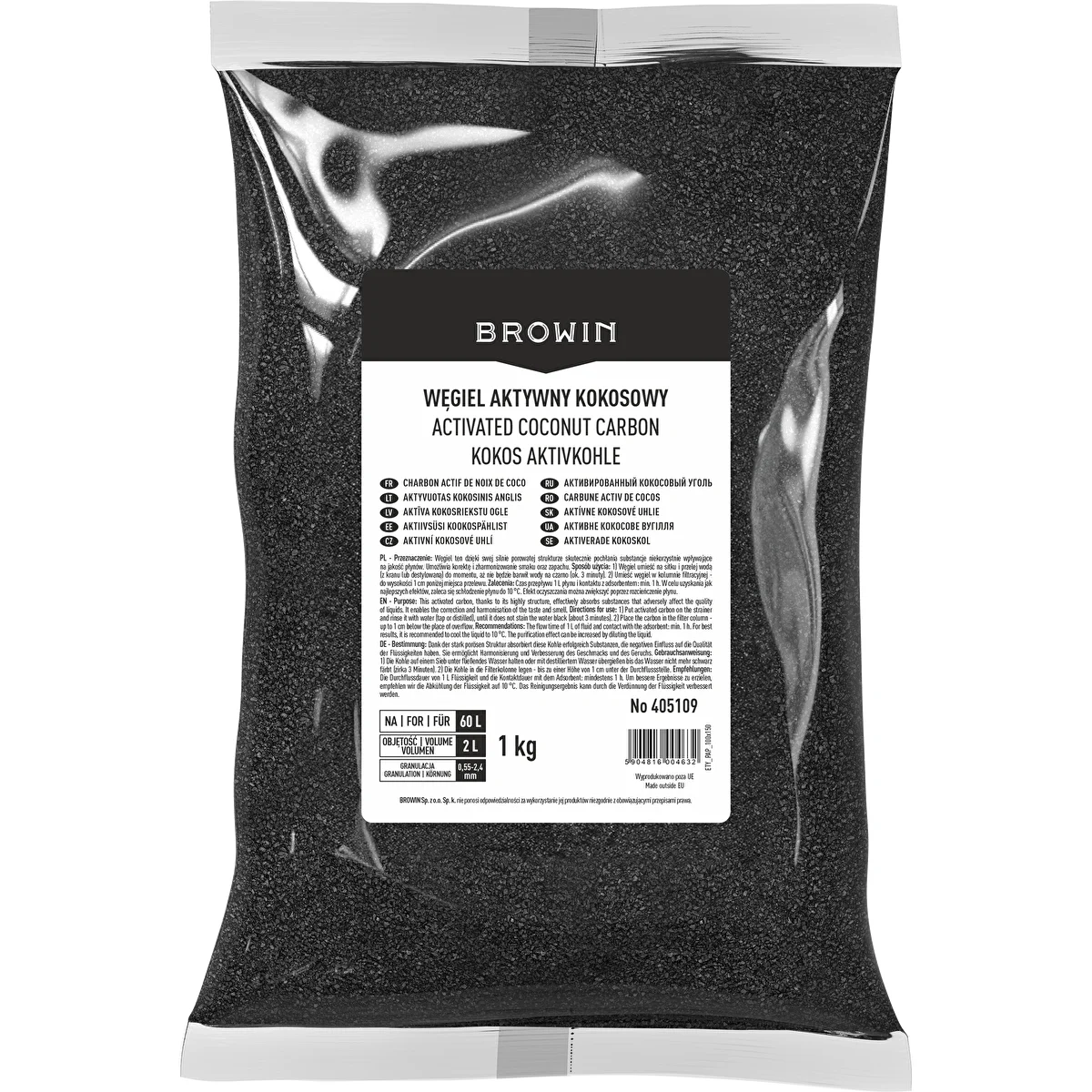 Aktivkohle aus Kokosnussschalen 1 kg
