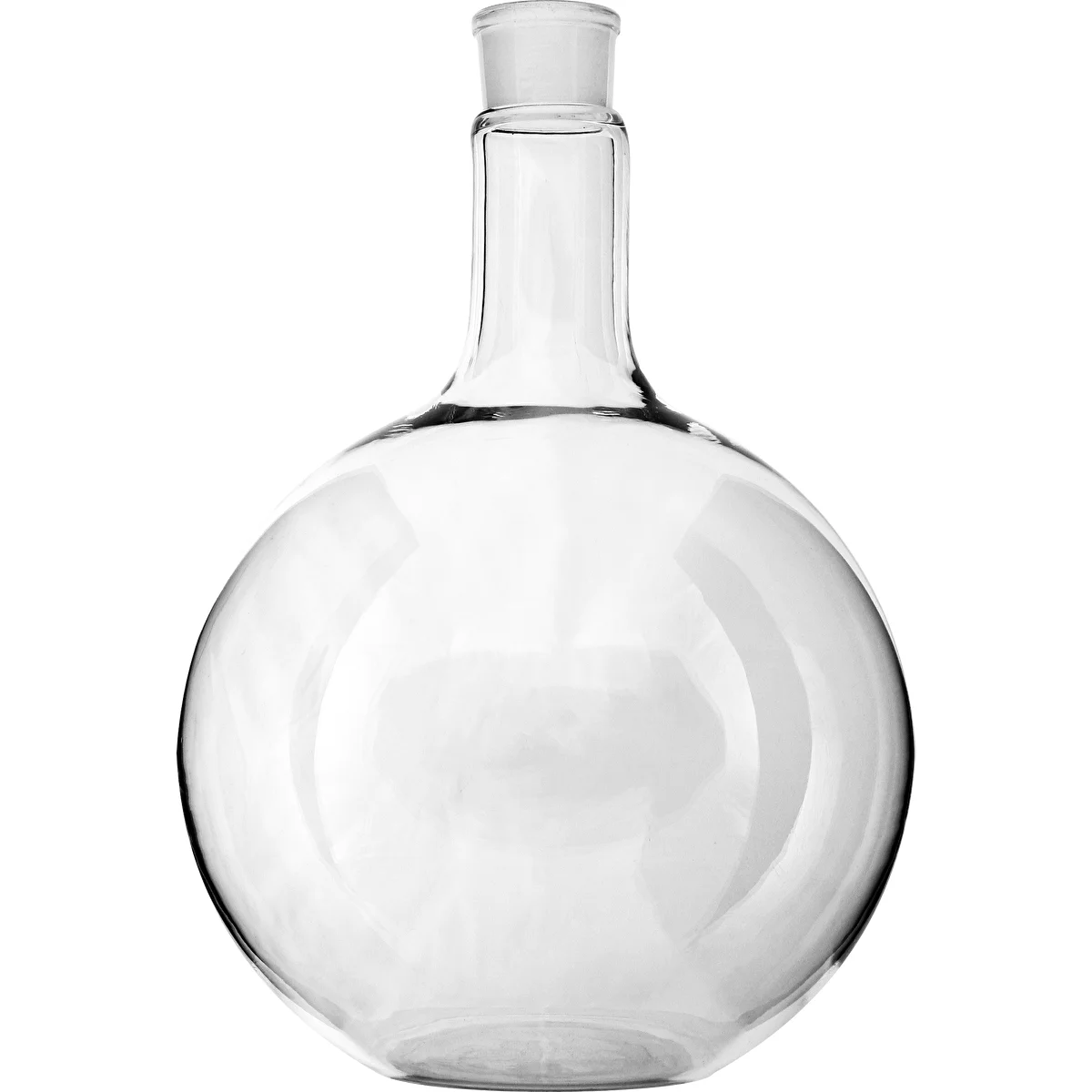 Flachbodenkolben zur Destillation mit Schliff - 10 l