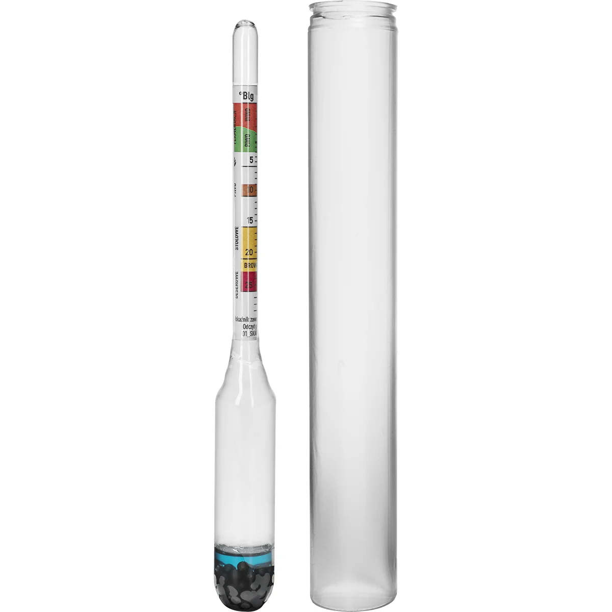 Zuckerspindel, Zuckergehaltsmesser 0 - 29°Blg