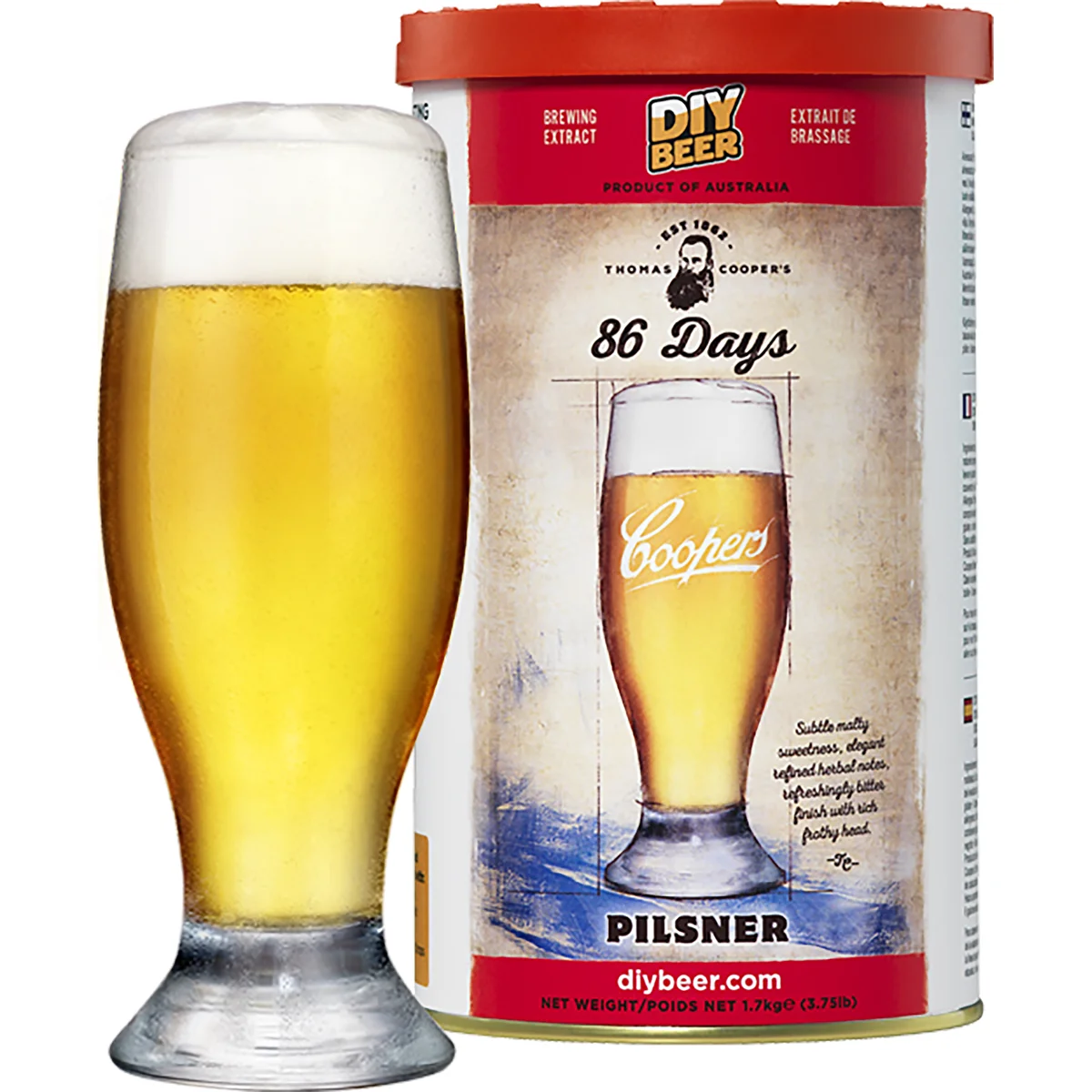 Braukit Coopers 86 Days Pilsner