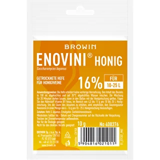Getrocknete Hefe für Met Enovini® HONEY, 10 g