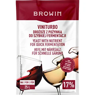ViniTurbo - Weinhefe für schnelle Gärung, 20 g