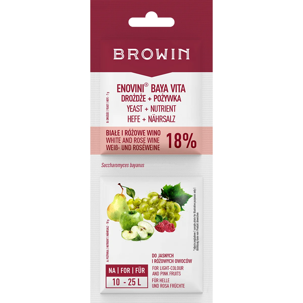 Bayanus-Hefe + Hefenährsalz - für Weiß- und Roséweine