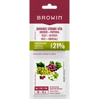 Bayanus-Hefe + Hefenährsalz - universell - 21 %, 17 g