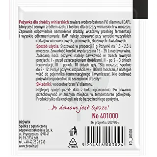 Hefenährsalz für Weinhefen, 10 g – photo 2