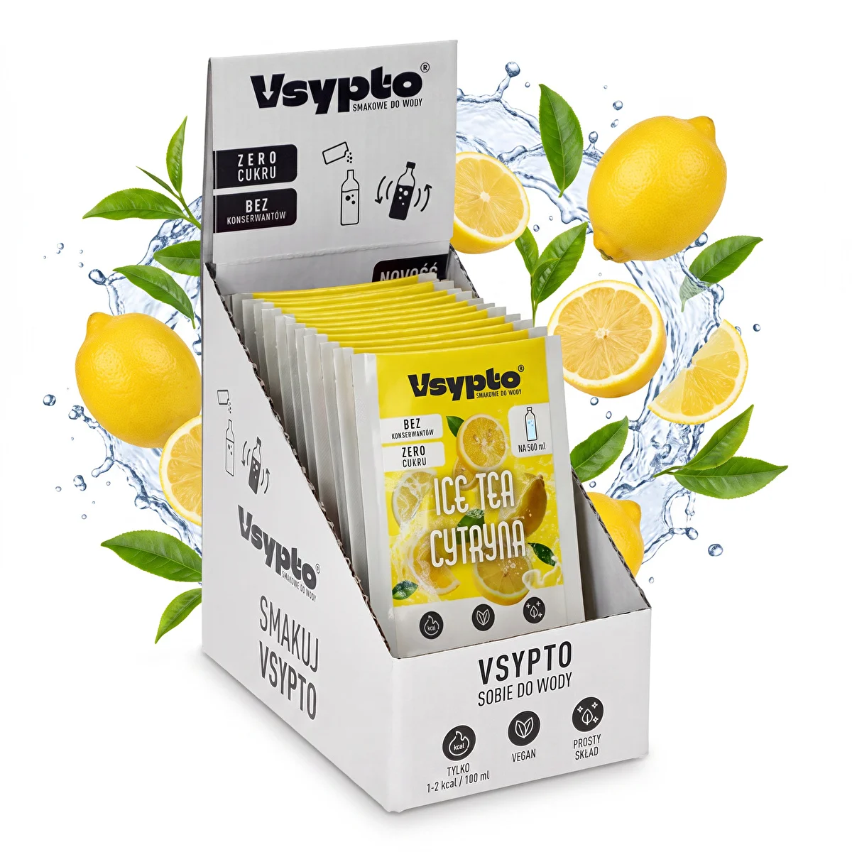 Vsypto Ice Tea Zitrone - Set 15x3 g