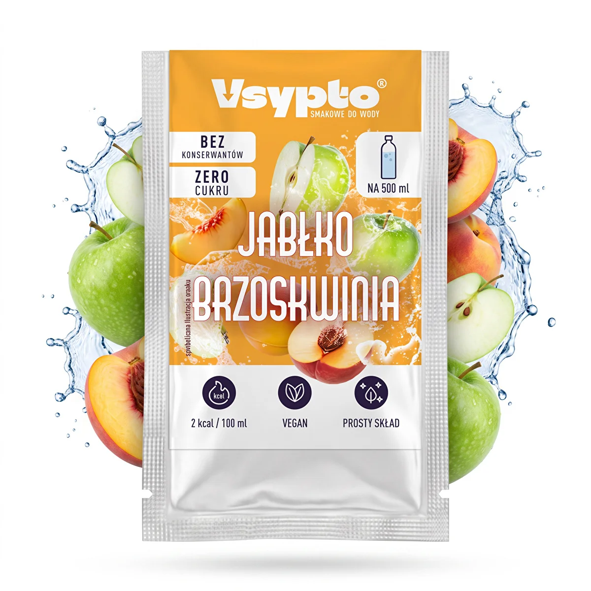 VSYPTO mit Apfel-Pfirsich-Geschmack, 3 g
