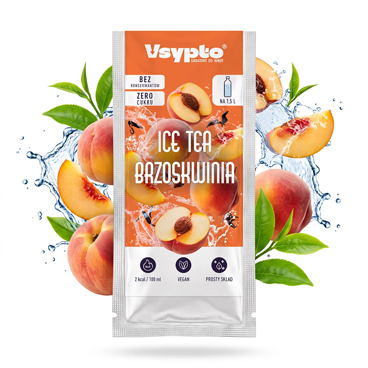 VSYPTO mit Eistee-Pfirsich-Geschmack, 9 g