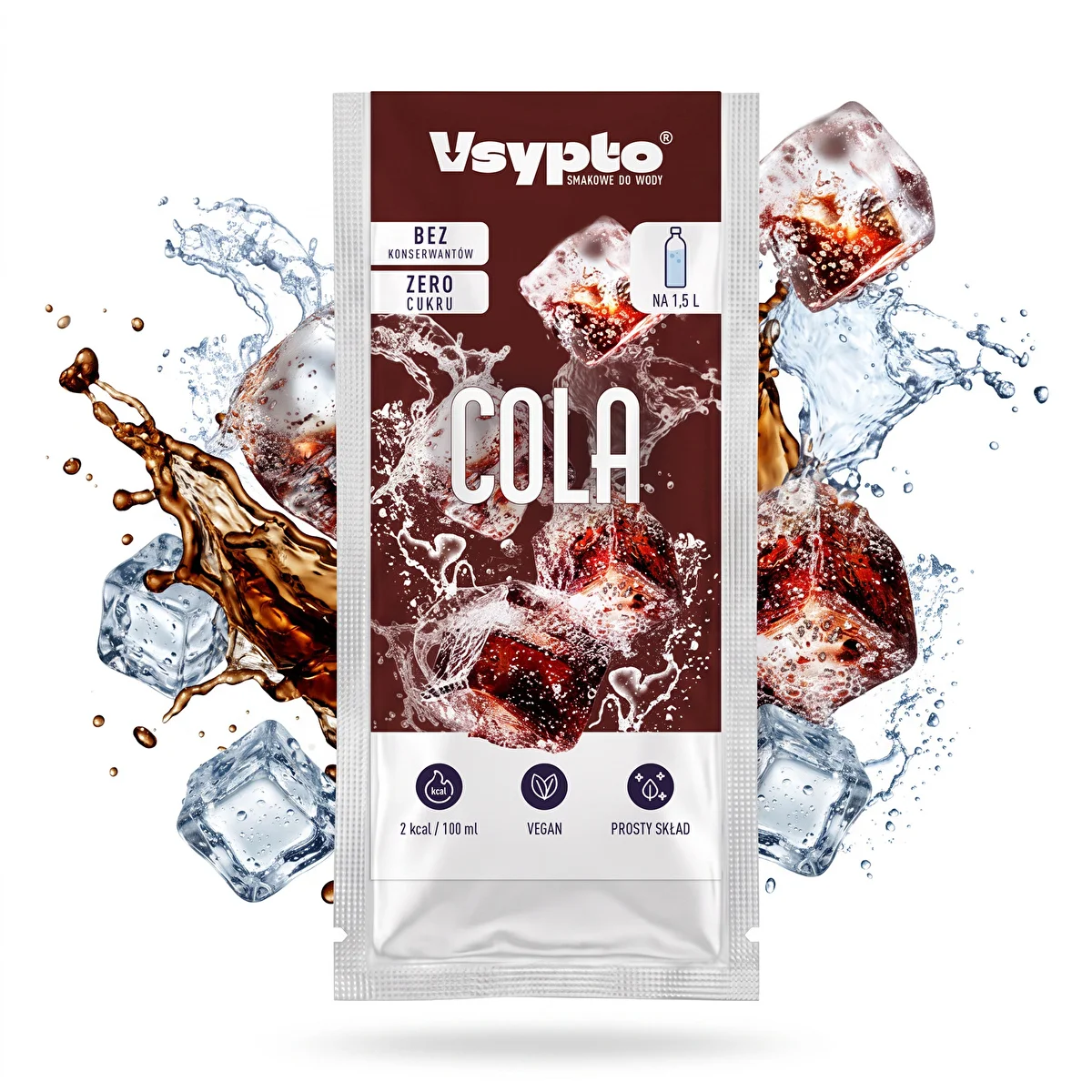 VSYPTO mit Cola-Geschmack – Geschmackspulver für Wasser, 9 g