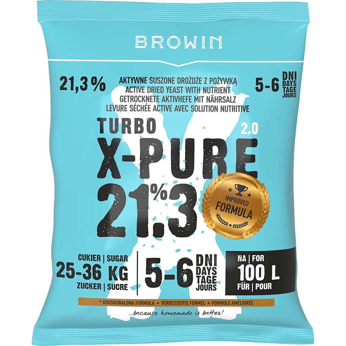 Turbohefe X-Pure 21,3 %, 100 L