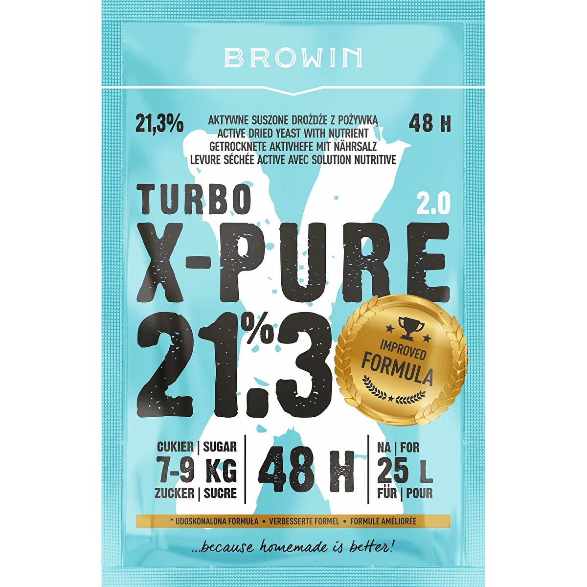 Turbohefe X-Pure 21,3 % 48 h, 25 L