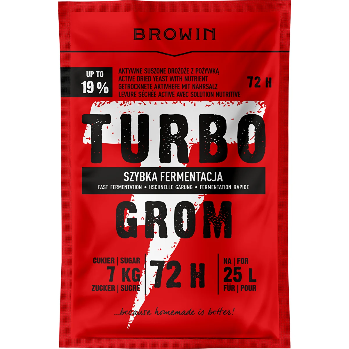 Turbo-Brennhefe Turbo Grom 72 h