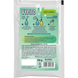 VYPITO 12 %, Sachet für 18 Drinks – Minze-Limette, 126 g – photo 2