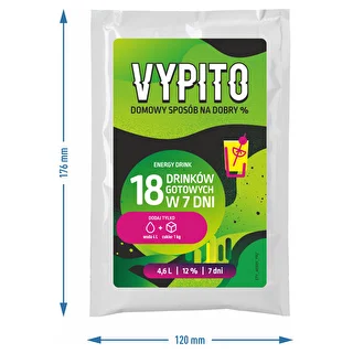 VYPITO 12 %, Beutel für 18 Drinks – Energy-Drink, 126 g – photo 4