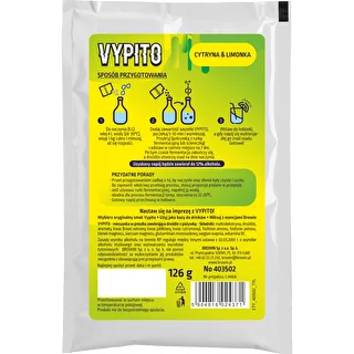 VYPITO 12%, Sachet für 18 Drinks - Zitrone & Limette, 126 g – photo 2