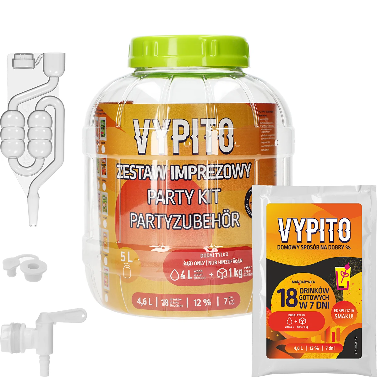 Party-Set - Vypito Mandarine