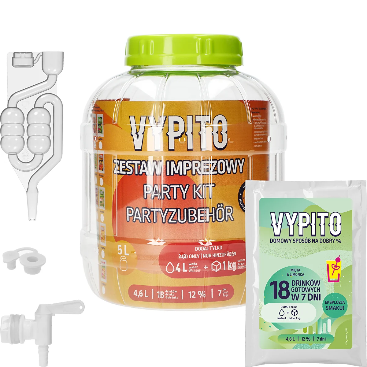Party-Set – Vypito Minze & Limette