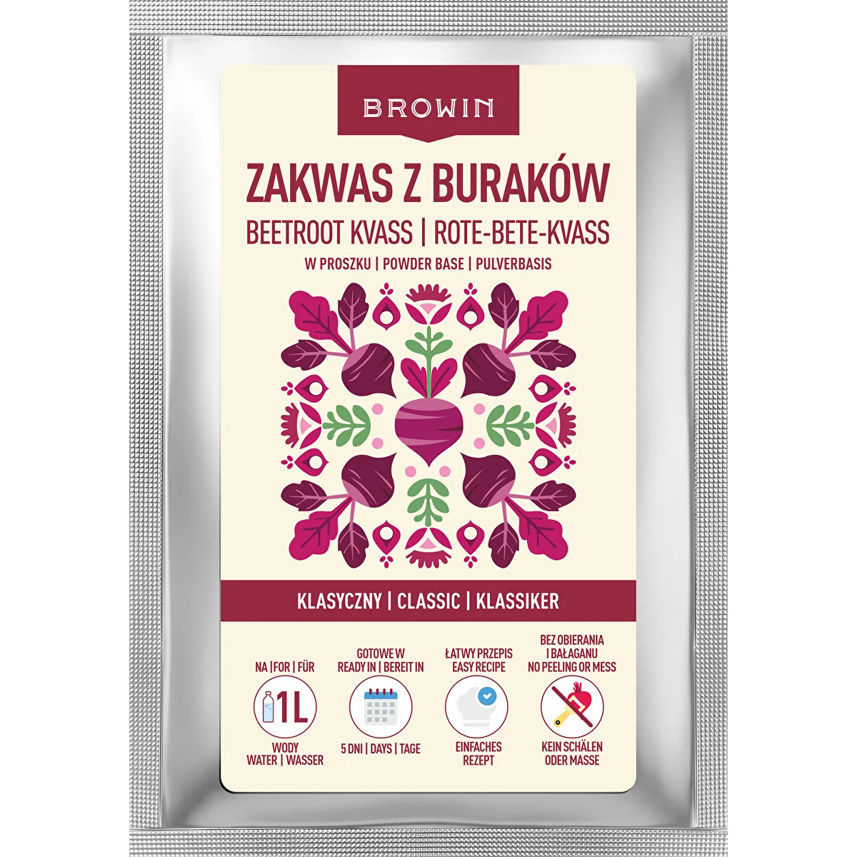Rote-Bete-Fermentpulver, klassischer Geschmack, 36 g