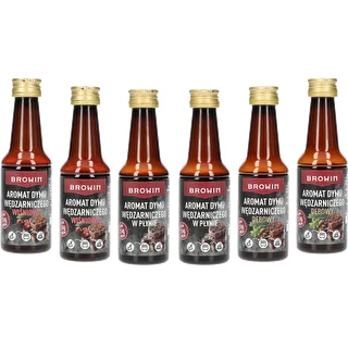 Set mit flüssigen Räucheraromen, 6 Stück à 40 ml