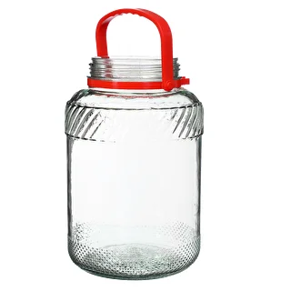 5-Liter-Glas mit Kunststoffdeckel – photo 2