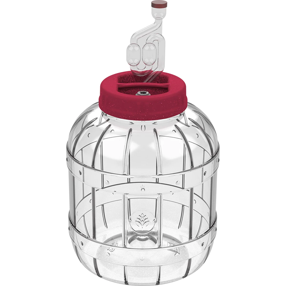 Unzerbrechlicher, multifunktionaler Fermentationsbehälter, 5 L