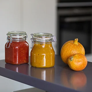 Comfort-Glas 750 ml, quadratisch, luftdicht verschließbar – photo 6