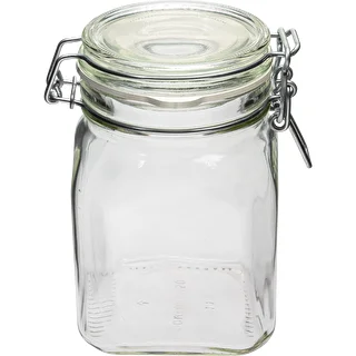 Comfort-Glas 750 ml, quadratisch, luftdicht verschließbar – photo 2