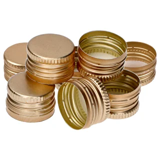 Flaschenschraubverschluss Ø 28/18 – gold – 8 Stück