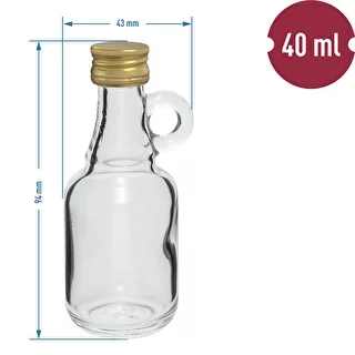 Galonik-Flasche 40 ml mit Schraubverschluss, 10 Stk. – photo 4