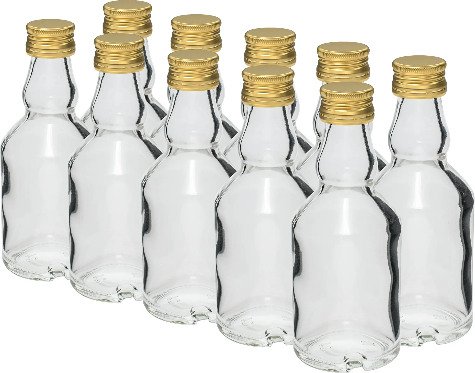 Flasche Maluch 50 ml mit Schraubverschluss - 10 Stück
