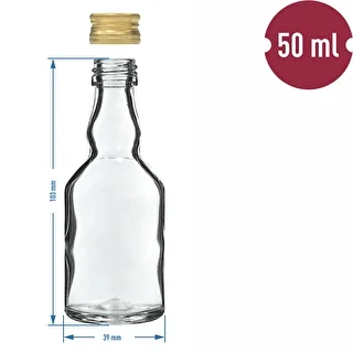 Flasche Maluch 50 ml mit Schraubverschluss - 10 Stück – photo 6