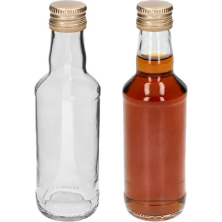 Monopolflasche 200 ml, mit goldener Schraubkappe Ø 28 mm, 1 Stück – photo 3