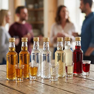 Monopolflasche 200 ml, mit goldener Schraubkappe Ø 28 mm, 1 Stück – photo 6