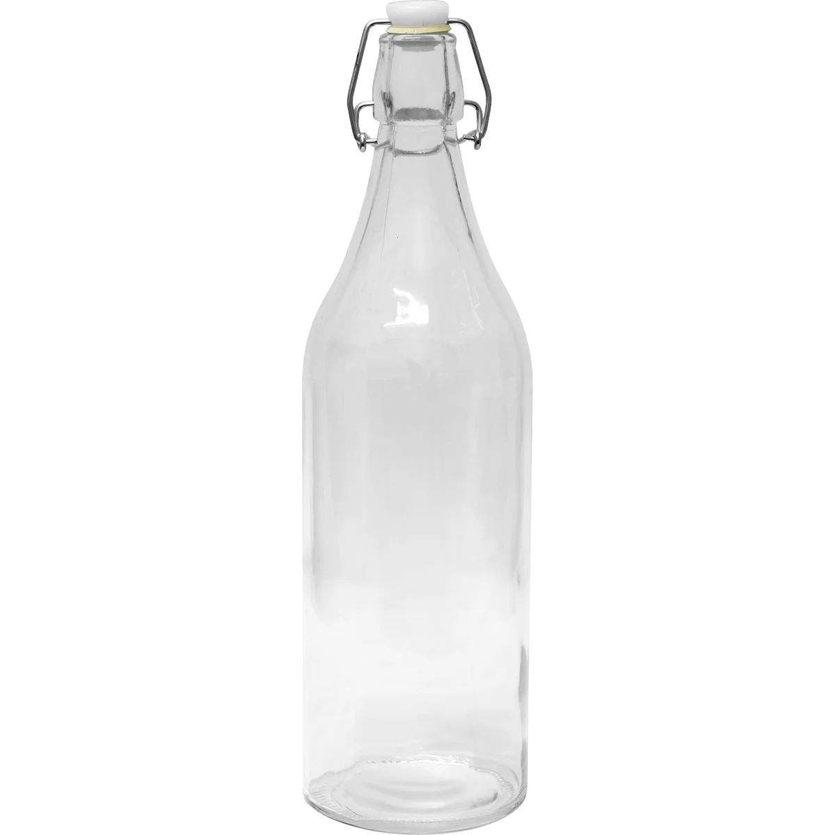 Runde 1L-Flasche mit Bügelverschluss
