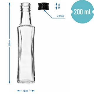 Flasche Olimp 200 ml mit Schraubverschluss, 1 Stück – photo 8