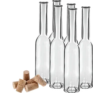 Likörflasche 200 ml, 6 Stk. + 6 Korken 23/18 – photo 3