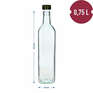 Marasca-Flasche 750 ml mit Schraubverschluss, 1 Stück – photo 4