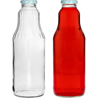 Saftflasche 1 L mit Twist-Off-Deckel – Ø 43 mm