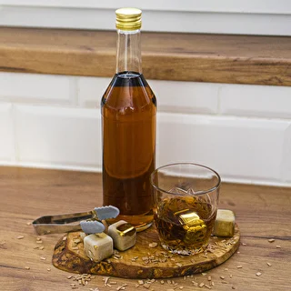 500-ml-Vodkaflasche, gerade Form, mit Schraubverschlüssen – 8 Stück – photo 8